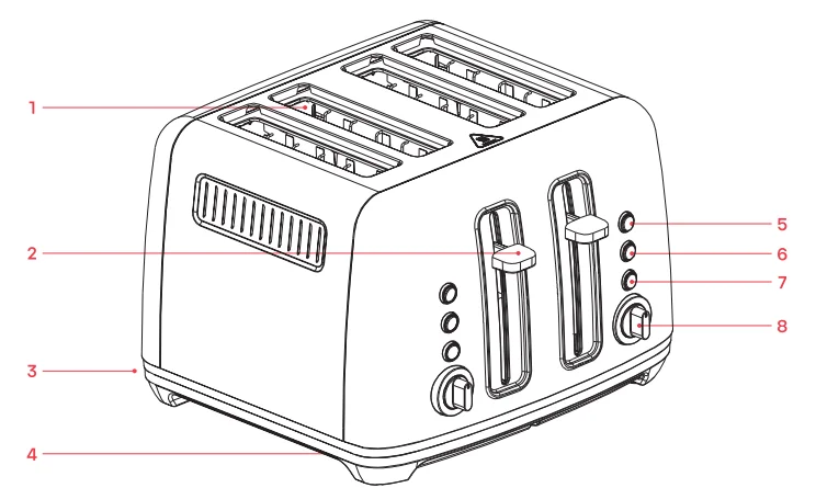 Morphy Richards 242051 Accents 4-Slice Toaster 1