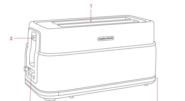 Morphy Richards 245742 Signature 4-Slice Toaster 1