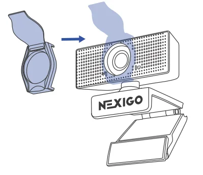 NexiGo N60 1080P Webcam with Microphone-10