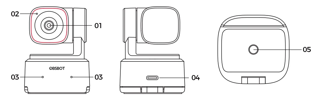 OBSBOT Tiny 2 Lite 4K Webcam for PC-3