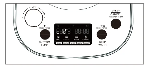 Offacy CEK-203 Electric Tea Kettle 12