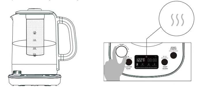 Offacy CEK-203 Electric Tea Kettle 5