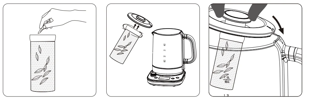 Offacy CEK-203 Electric Tea Kettle 6