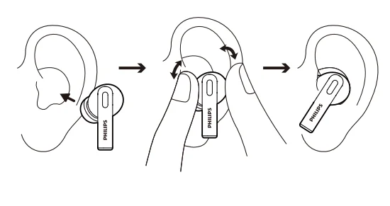 Philips T2520 True Wireless Earbuds User Manual Philips T2520 True Wireless Earbuds-5
