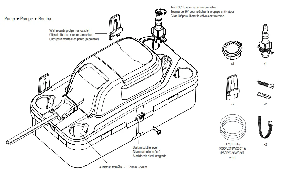 ProSelect PSCPV220WS Condensate Pump 1