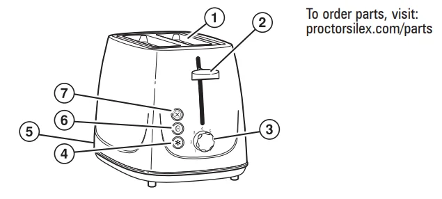 Proctor Silex 22661 Plastic 2 Slice Toaster User Manual Proctor Silex 22661 Plastic 2 Slice Toaster 1