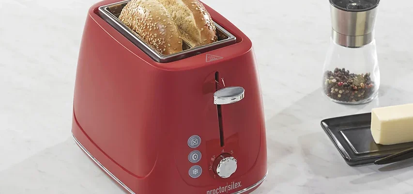 Proctor Silex 22661 Plastic 2 Slice Toaster feat