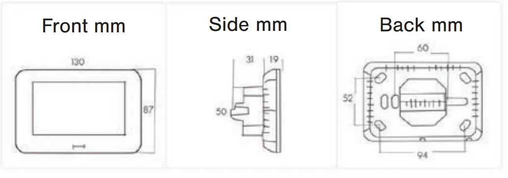 Roma Heating CT1000 Digital Touch Screen Thermostat User Manual Roma Heating CT1000 Digital Touch Screen Thermostat 1