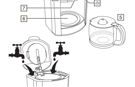 Russell Hobbs 25270-56 Geo Steel Coffee Maker 2