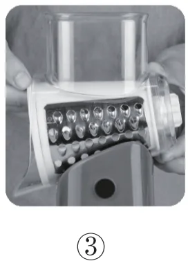 SUSTEAS LS-1070 Rotary Cheese Grater 4