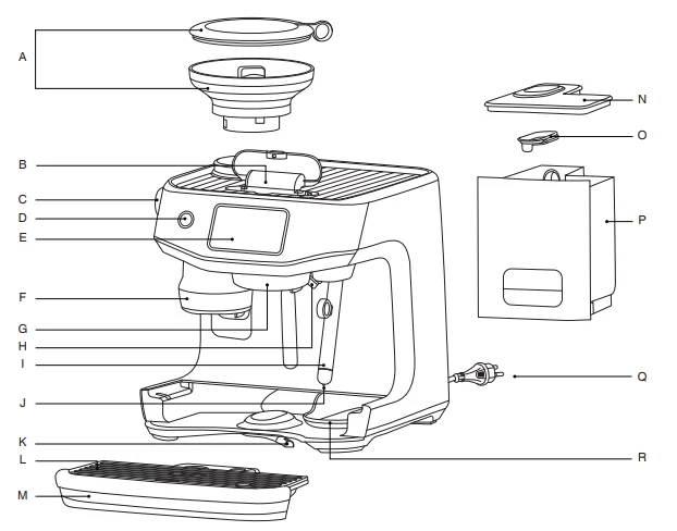Sage SES985BSS4GUK1 Oracle Jet coffee machine 1