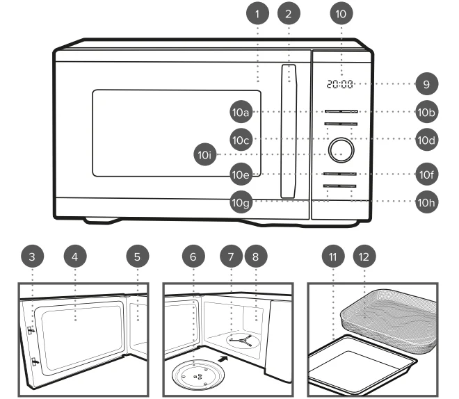 Salter EK5817 DuoWave 2-in-1 Air Fryer & Microwave 1