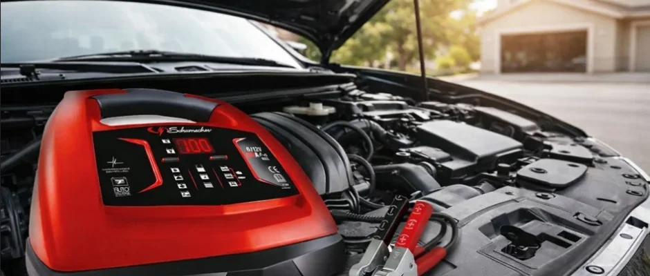 Schumacher SC190 6-12V Automatic Battery Charger-featured