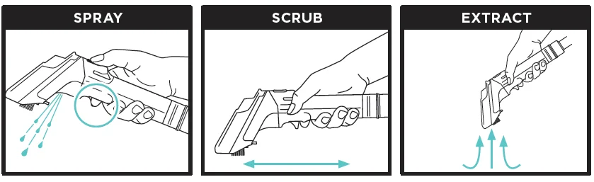 Shark PX202BRN StainStriker Portable Carpet Cleaner User Guide 8