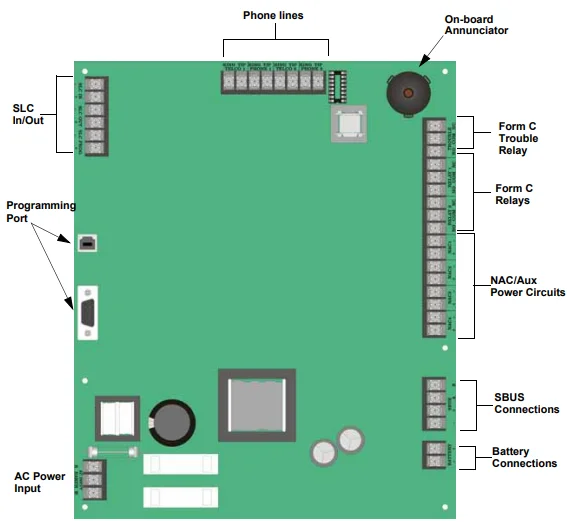 Silent Knight IFP-100 ECS Fire Alarm Control Panel 9
