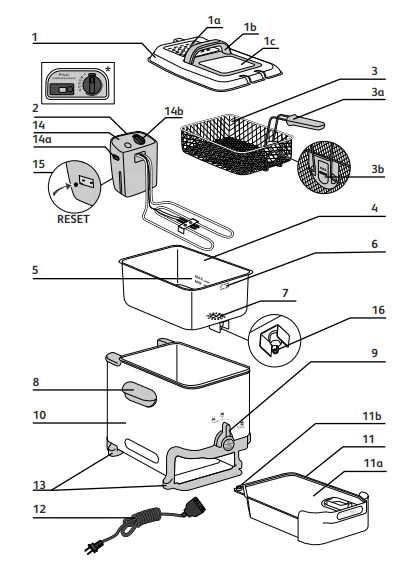 T-fal FR702D51 3.5L Stainless Steel Deep Fryer User Manual T-fal FR702D51 3.5L Stainless Steel Deep Fryer 1