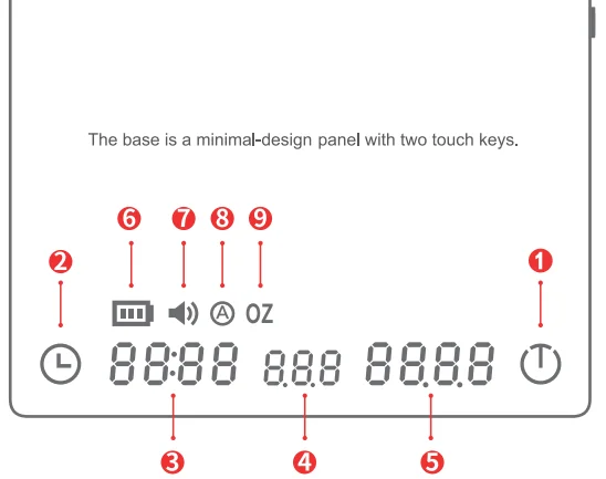 TIMEMORE TES012 Black Mirror Mini Coffee Weighing Platform 4