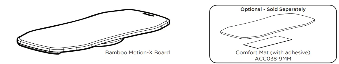 UPLIFT Desk Bamboo Motion-X Board- 1