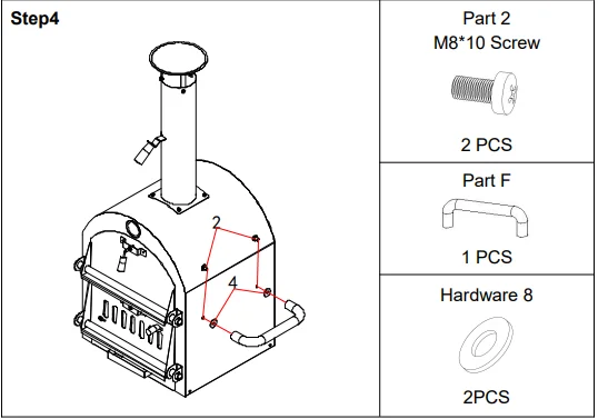 VEVOR SRWP001 Outdoor Pizza Oven User Manual VEVOR SRWP001 Outdoor Pizza Oven 15