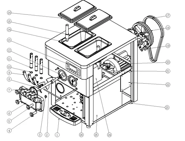 VEVOR YKF-8228H Soft Ice Cream Machine 3