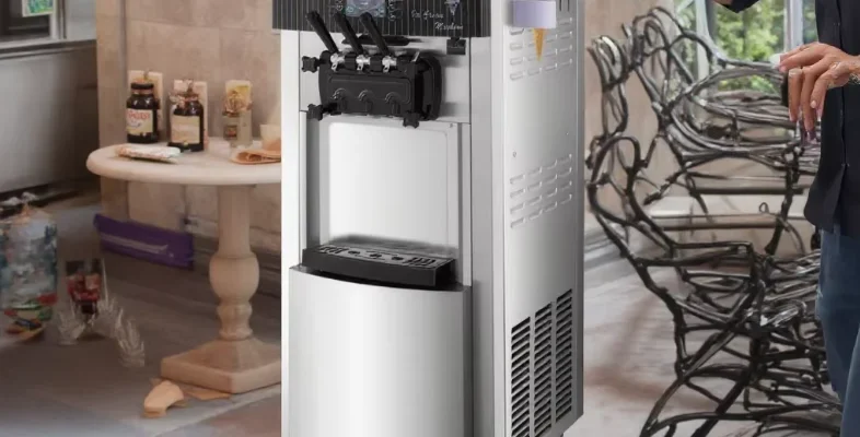 VEVOR YKF-8228H Soft Ice Cream Machine feat