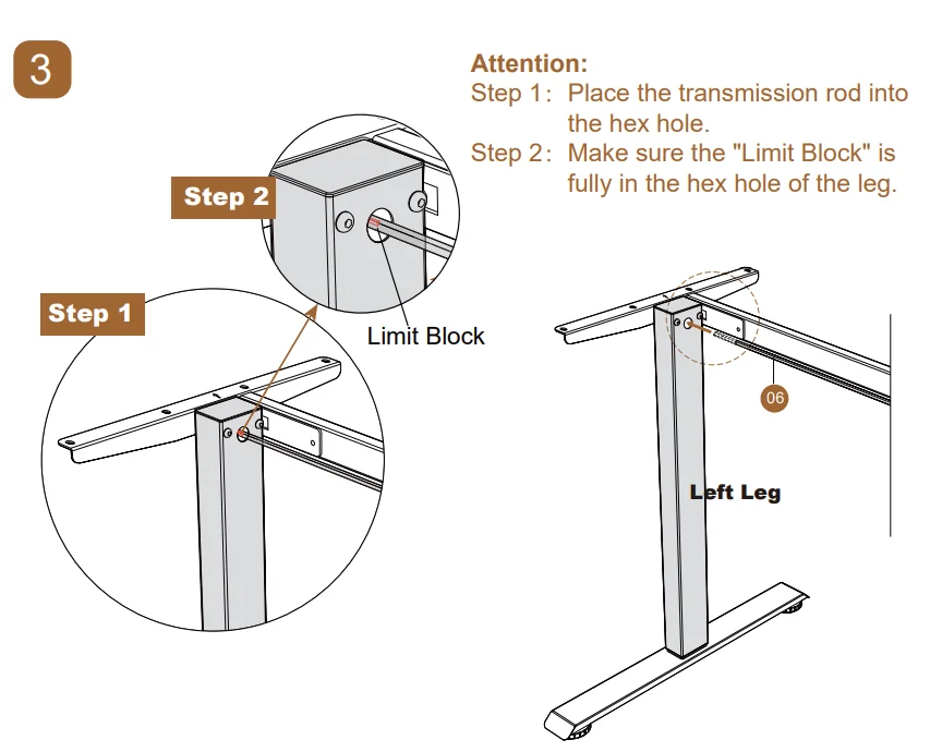 Veken 63 x 28 Inch Electric Standing Desk-10