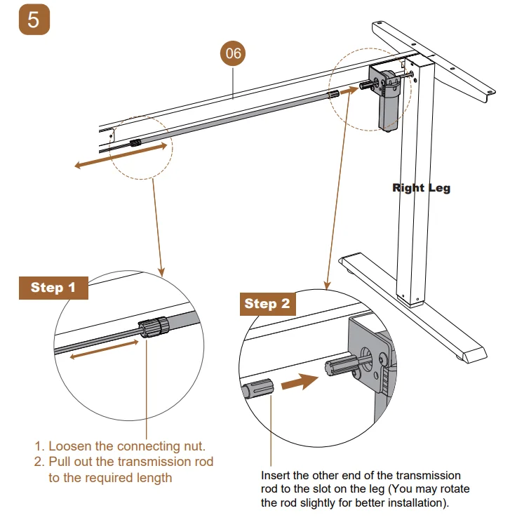 Veken 63 x 28 Inch Electric Standing Desk-13