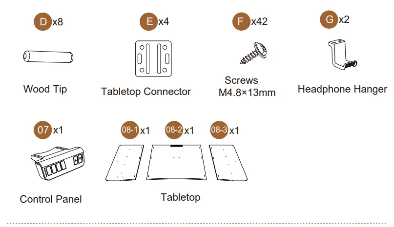 Veken 63 x 28 Inch Electric Standing Desk-16