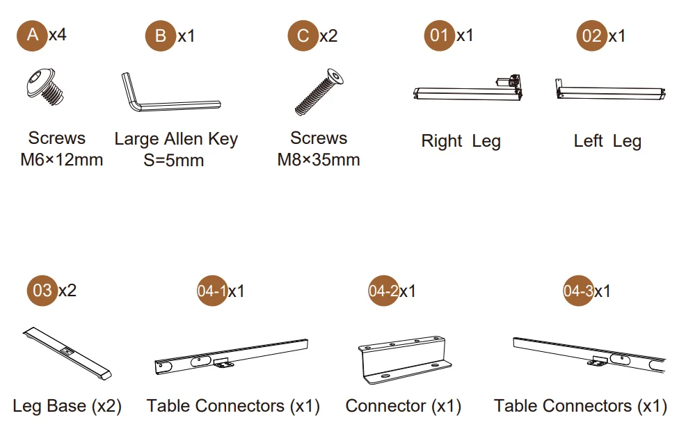 Veken 63 x 28 Inch Electric Standing Desk-2