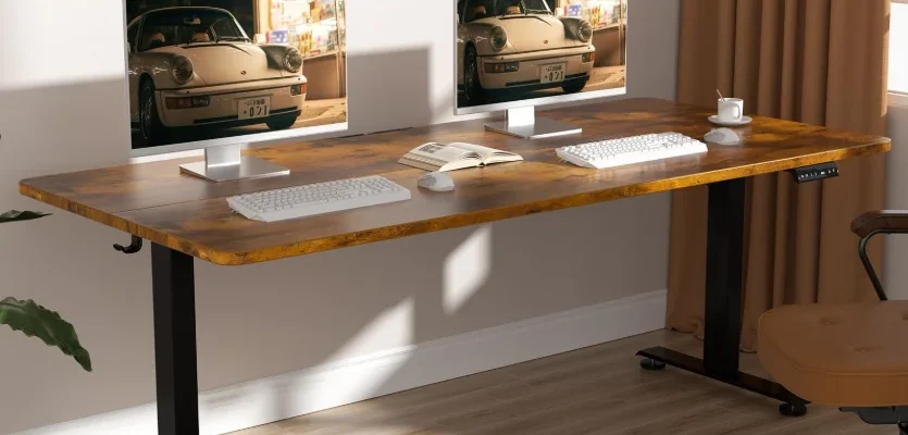 Veken 63 x 28 Inch Electric Standing Desk-fi