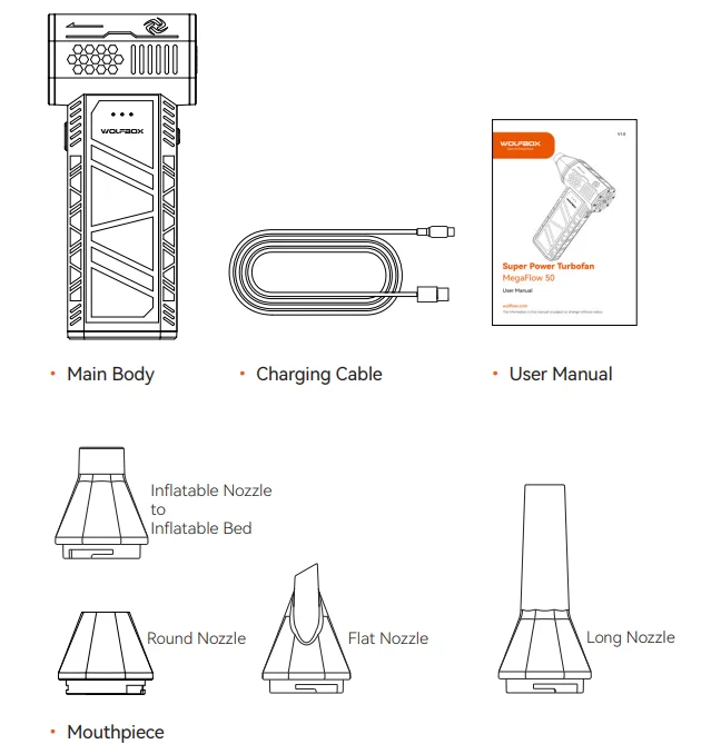 WOLFBOX MF50 Compressed Super Power Electric Air Duster-1