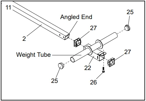 Weider Club 550 WEBE29301 Exercise Bench 12