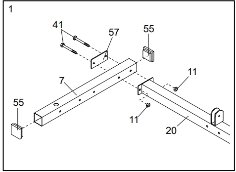 Weider Club 550 WEBE29301 Exercise Bench 2