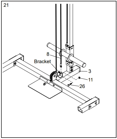 Weider Club 550 WEBE29301 Exercise Bench 22