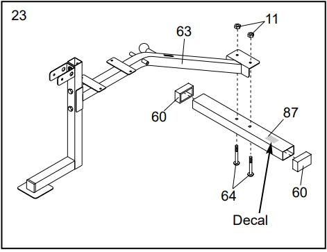 Weider Club 550 WEBE29301 Exercise Bench 24