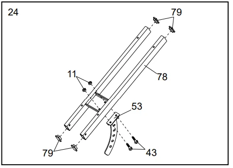 Weider Club 550 WEBE29301 Exercise Bench 25