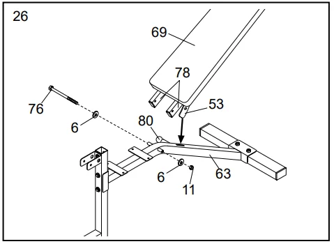 Weider Club 550 WEBE29301 Exercise Bench 27