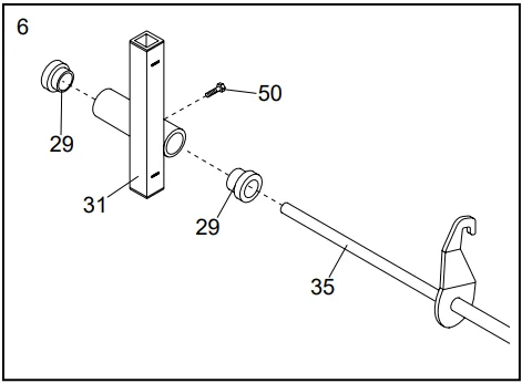 Weider Club 550 WEBE29301 Exercise Bench 7