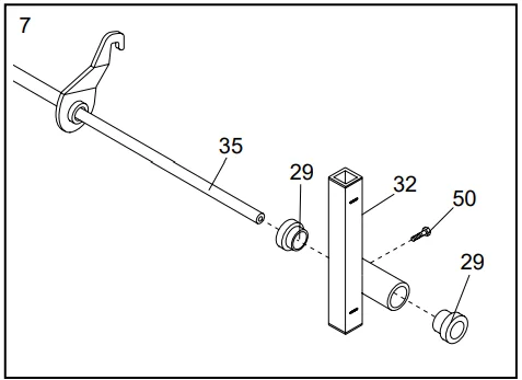 Weider Club 550 WEBE29301 Exercise Bench 8