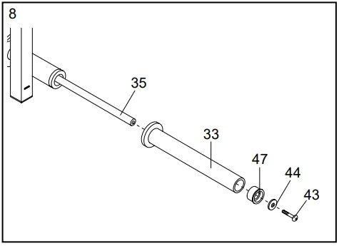 Weider Club 550 WEBE29301 Exercise Bench 9