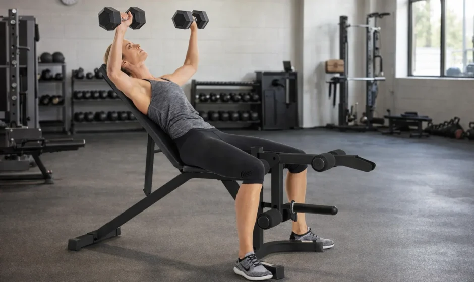 Weider Club 550 WEBE29301 Exercise Bench feat