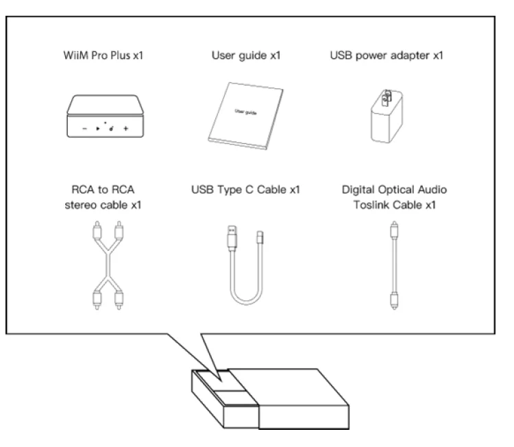 WiiM Pro Plus Hi-Res Music Streamer 2