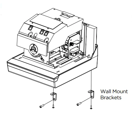 uPunch CR1000 Digital Time Clock and Date Stamp- 4