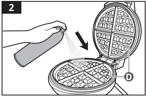 Amazon Basics AB-258NA Belgian Waffle Maker 4