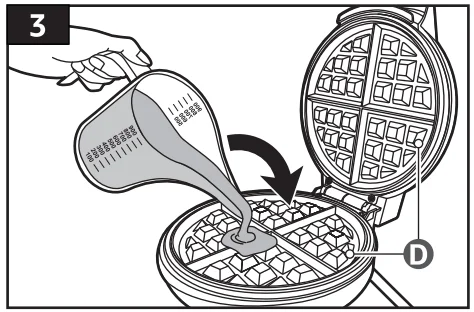 Amazon Basics AB-258NA Belgian Waffle Maker 5