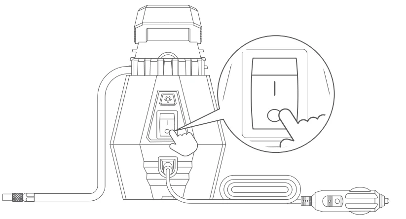 AstroAI CZK-3631 Portable Air Compressor 6