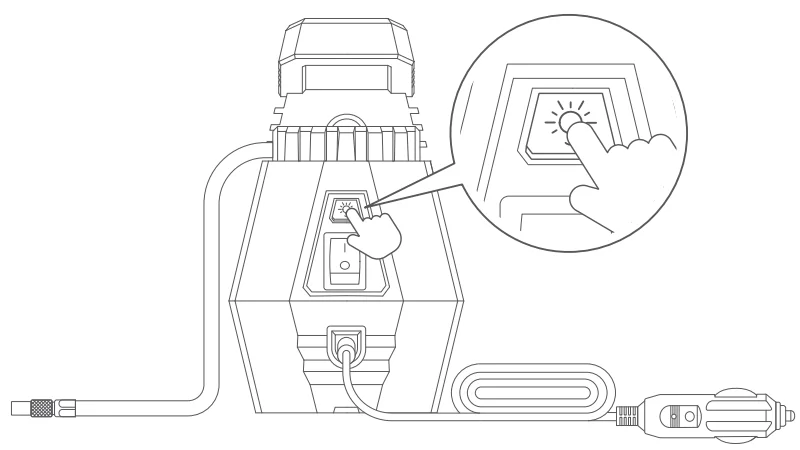 AstroAI CZK-3631 Portable Air Compressor 7