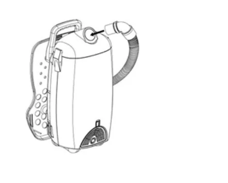 Atrix JR8BPV Jet Red HEPA Backpack Vacuum 2