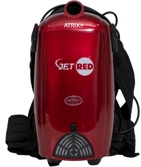 Atrix JR8BPV Jet Red HEPA Backpack Vacuum prod