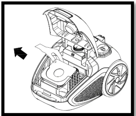 Atrix RBR2CV Rebel Red Bagged Canister Vacuum 13